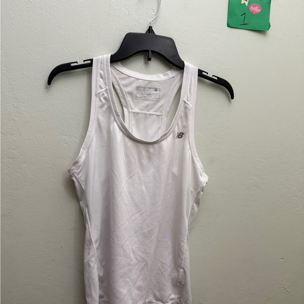 🌶️🌟4/$25 New Balance medium tank top womens racerback sleeveless gym light